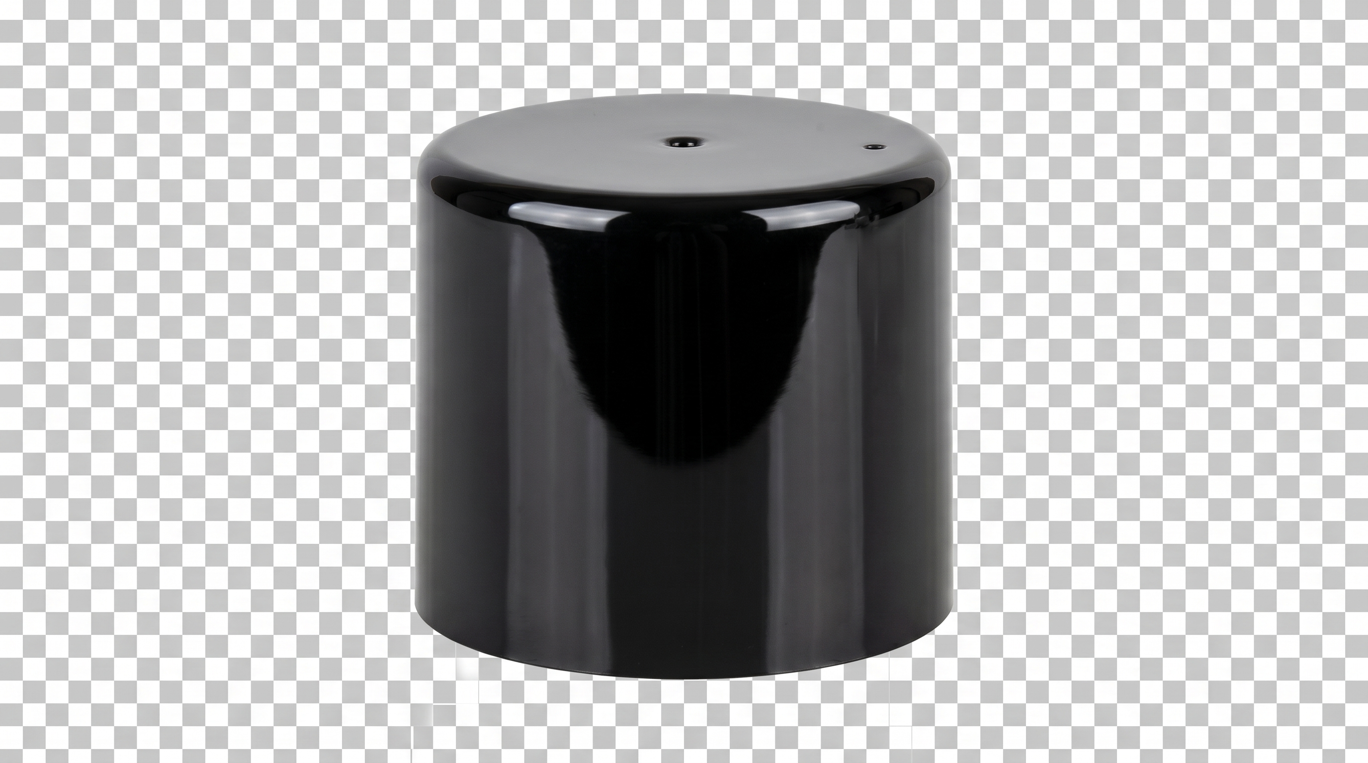 Black Glossy Cap